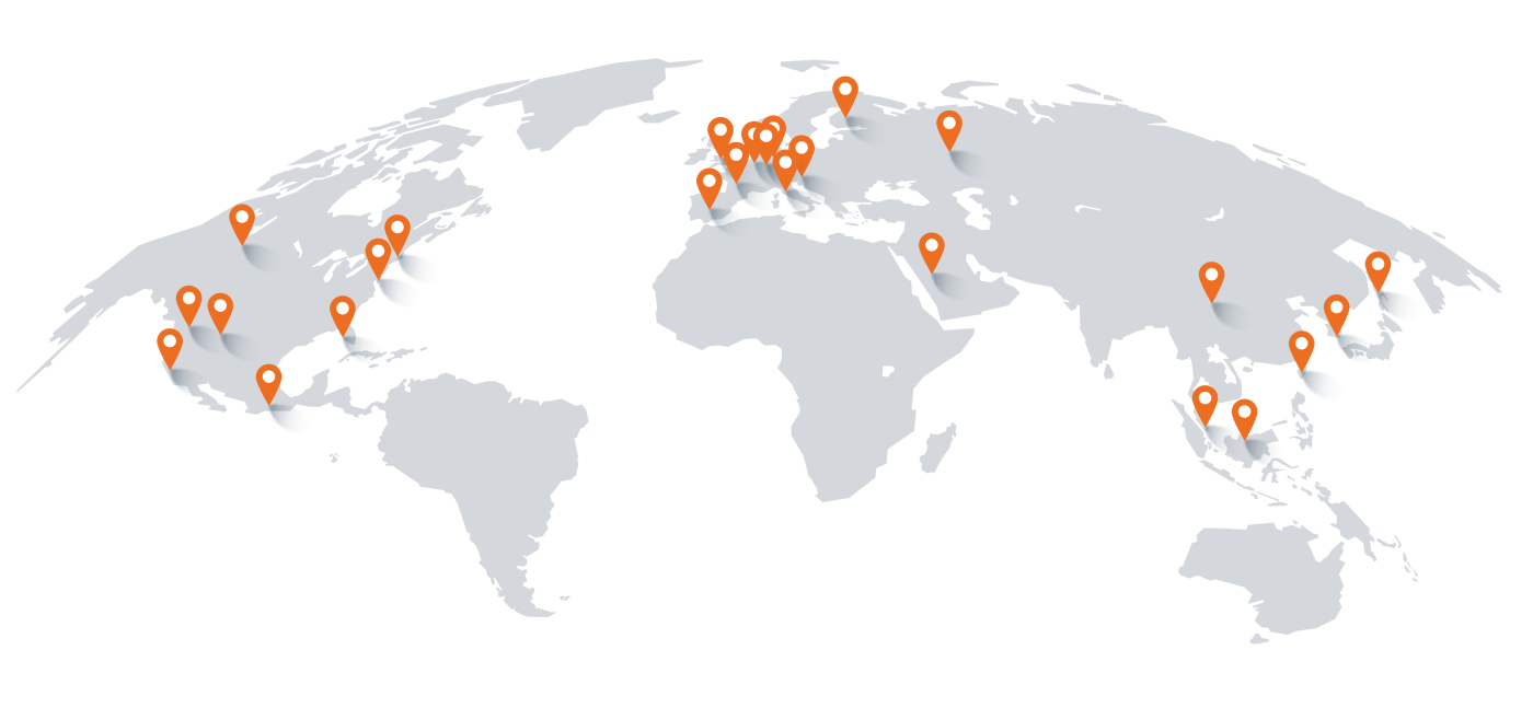 Agileo solutions locations worldwide